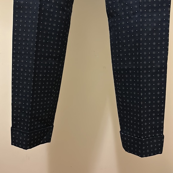 NWT Gucci wool blend jacquard tailored ankle cropped tapered cigarette trouser - Picture 8 of 16